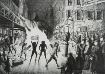 Hoguera de la noche electoral